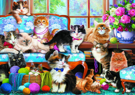 PUZZLE TREFL 500 FAMILIA DE PISICUTE