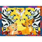 PUZZLE TREFL 4IN1 DISNEY REGELE LEU