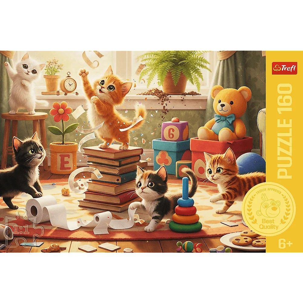 PUZZLE TREFL 160 POFTELE PISICII