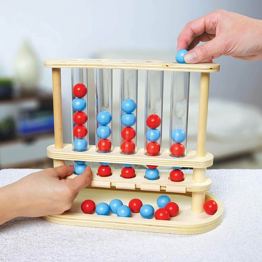 JOC MARBLES NEWTON 5 IN LINIE DIN LEMN