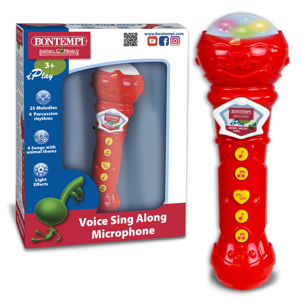 BONTEMPI MICROFON KARAOKE CU EFECTE LUMINOASE
