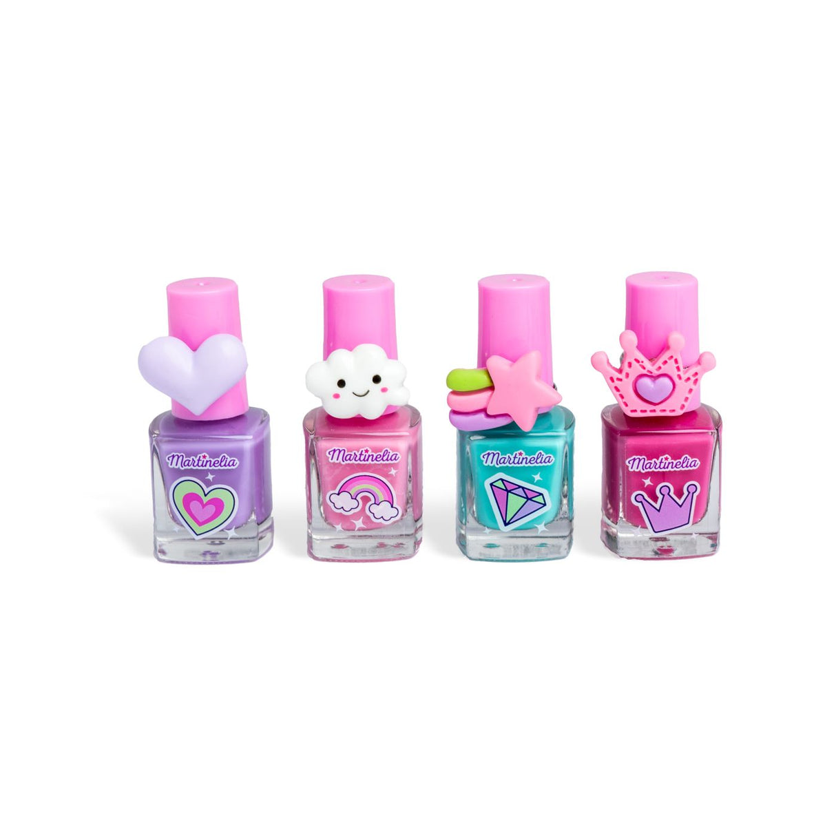 MARTINELIA SUPER GIRL SET 4 LACURI DE UNGHII SI INELE