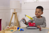 PATRULA CATELUSILOR RUBBLE SI ECHIPA SET VEHICUL EXCAVATOR SI FIGURINA CHARGER