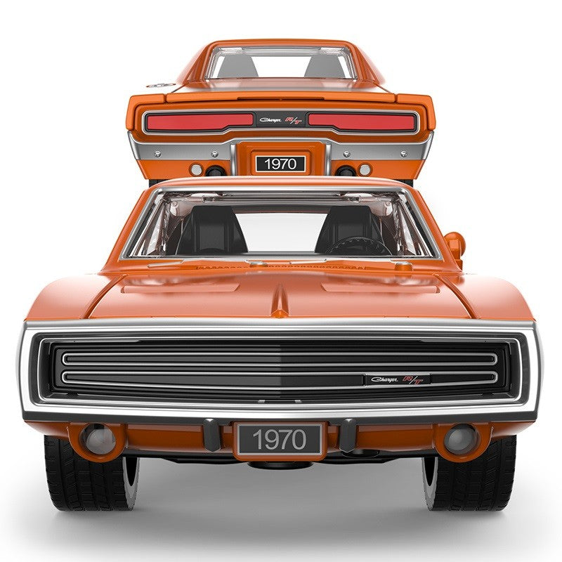 MASINUTA METALICA DODGE CHARGER R/T 1970 PORTOCALIU SCARA 1 LA 36