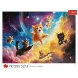 PUZZLE TREFL 500 PISICUTE SPATIALE