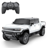 MASINA CU TELECOMANDA HUMMER EV ALB CU SCARA 1 LA 24