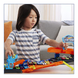 HOT WHEELS CITY TRANSFORMAREA GARAJULUI DE CASCADORII CU MASINUTA INCLUSA