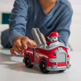 PATRULA CATELUSILOR SET VEHICUL DE BAZA MASINA DE POMPIERI SI FIGURINA MARSHALL
