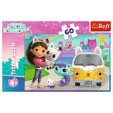 PUZZLE TREFL 60 GABBYS DOLLHOUSE CASA PISICII LUI GABBY