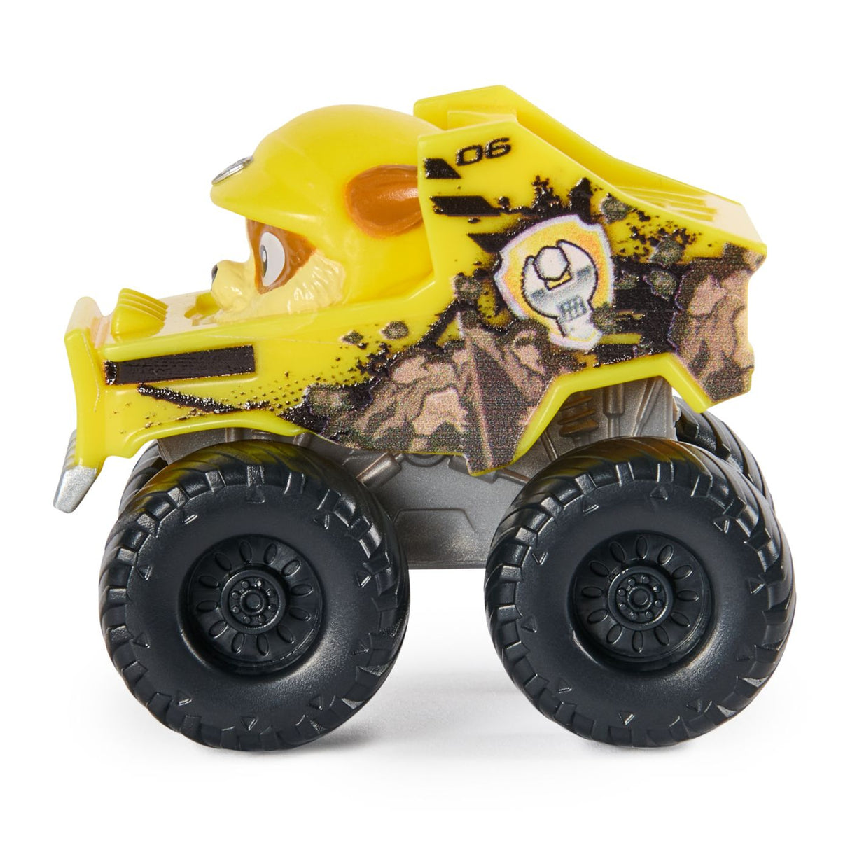 PATRULA CATELUSILOR PUP SQUAD RACERS RESCUE WHEELS VEHICUL METALIC RUBBLE SCARA 1:55