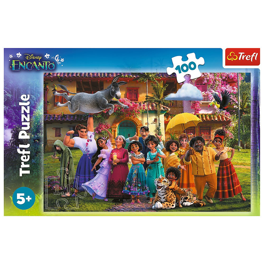 PUZZLE TREFL 100 DISNEY ENCANTO MAGIA DIN ENCANTO