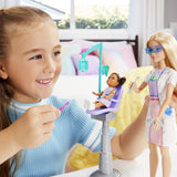 BARBIE SET DE JOACA PAPUSA BARBIE BLONDA FACE CARIERA STOMATOLOG