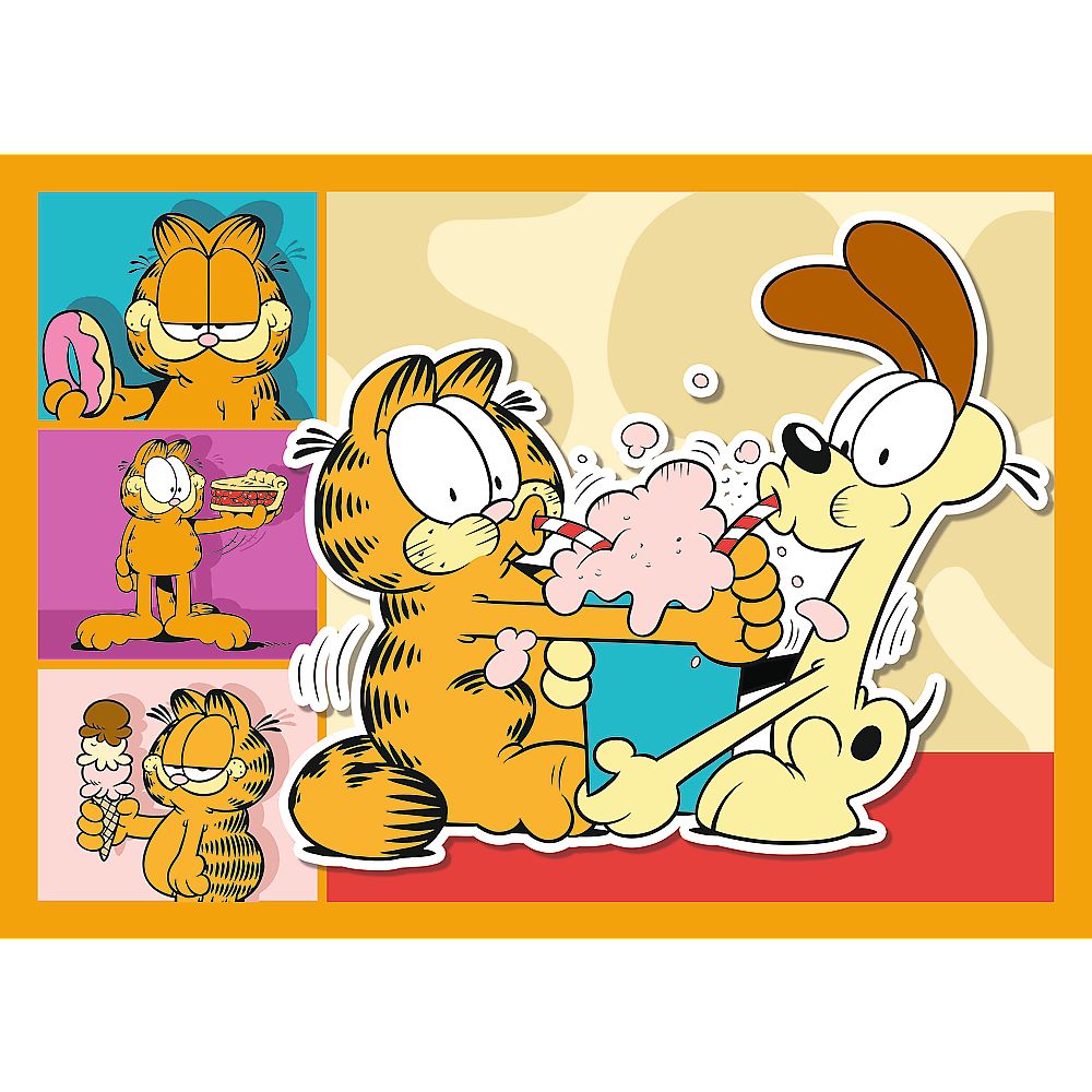 PUZZLE 4IN1 LUI GARFIELD II PLACE LASAGNA