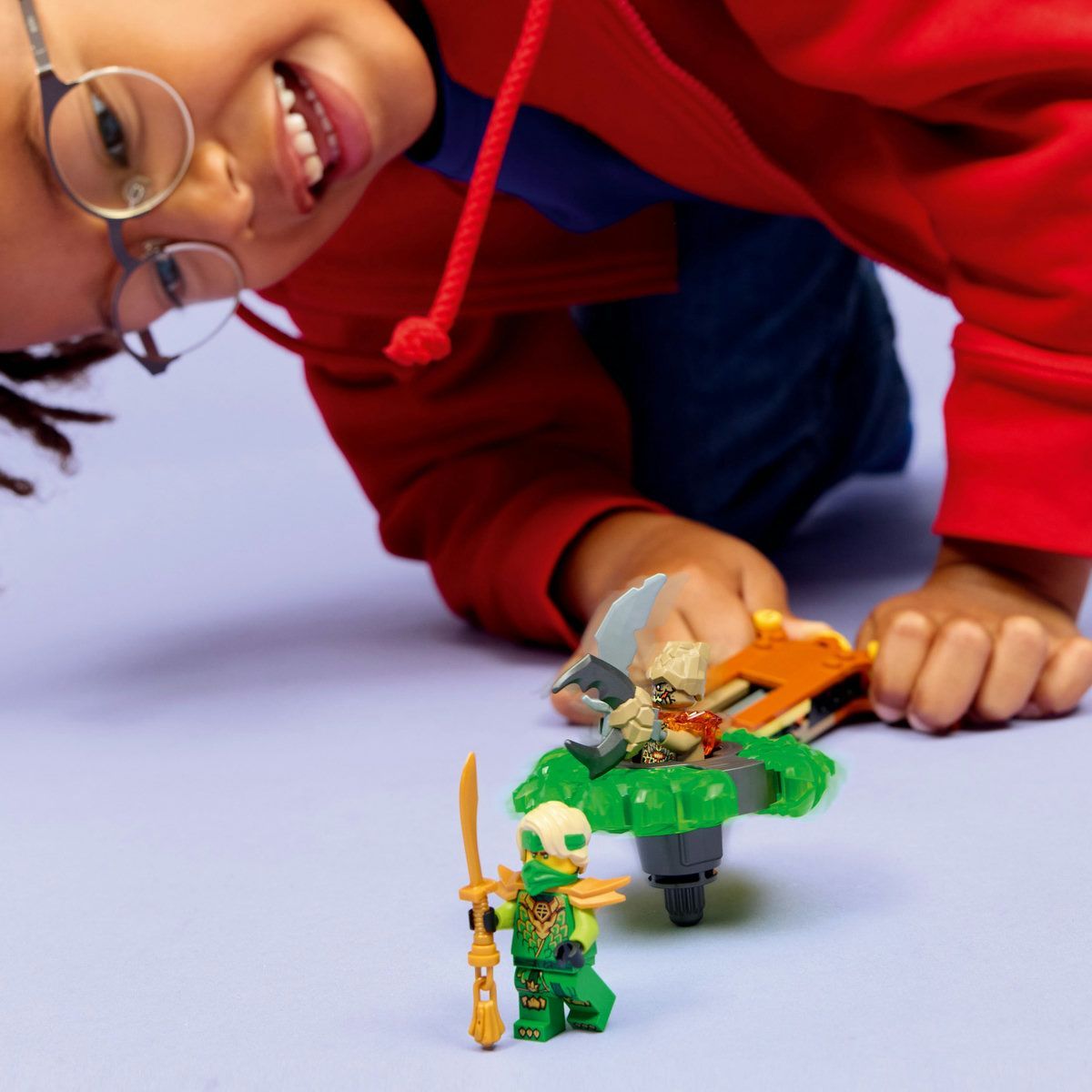 LEGO NINJAGO LLOYD VS SPINNERUL MONSTRU DE PAMANT 71850