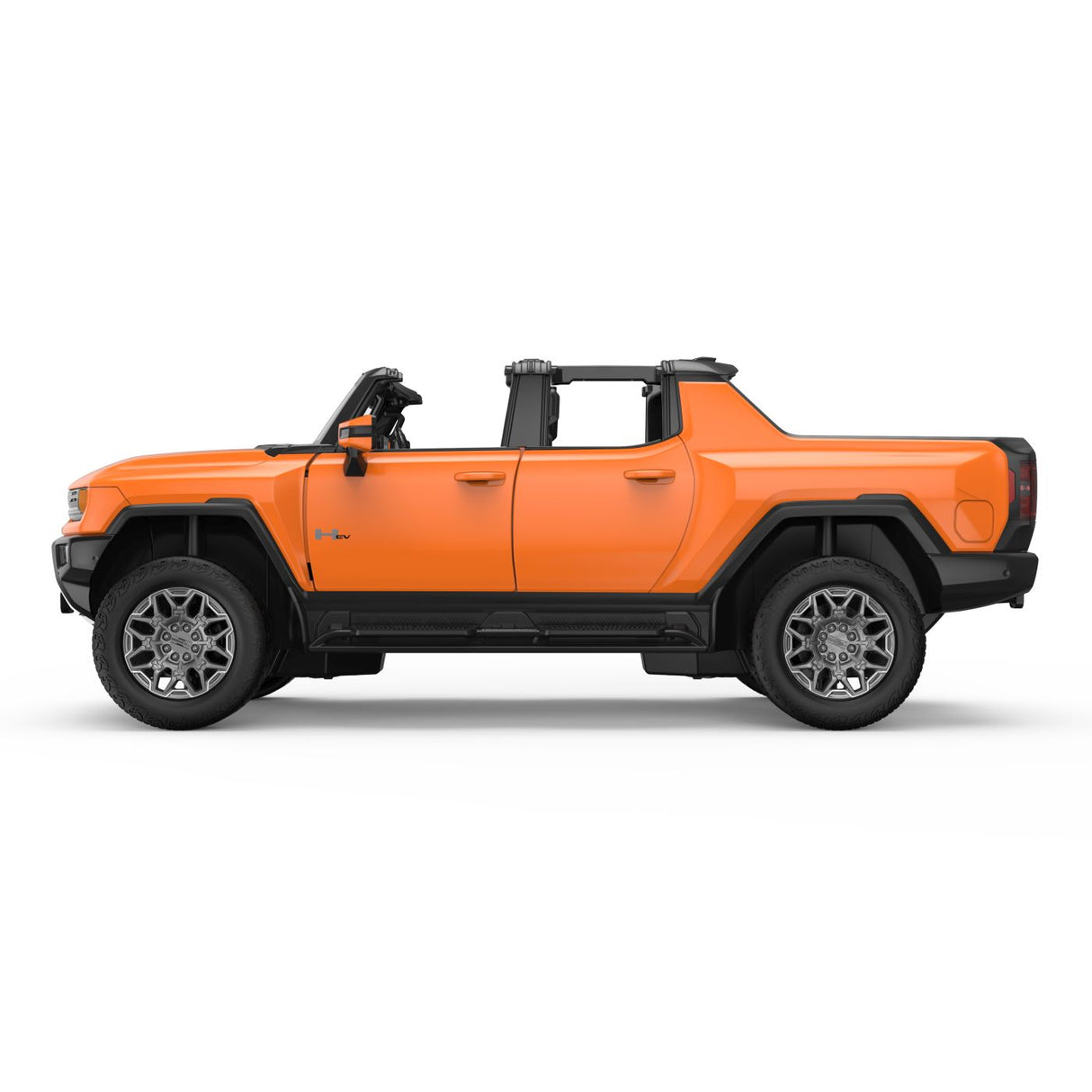 MASINA CU TELECOMANDA GMC HUMMER EV PORTOCALIU SCARA 1 LA 16