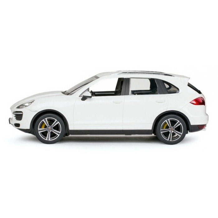 MASINA CU TELECOMANDA PORSCHE CAYENNE TURBO ALB CU SCARA 1 LA 14