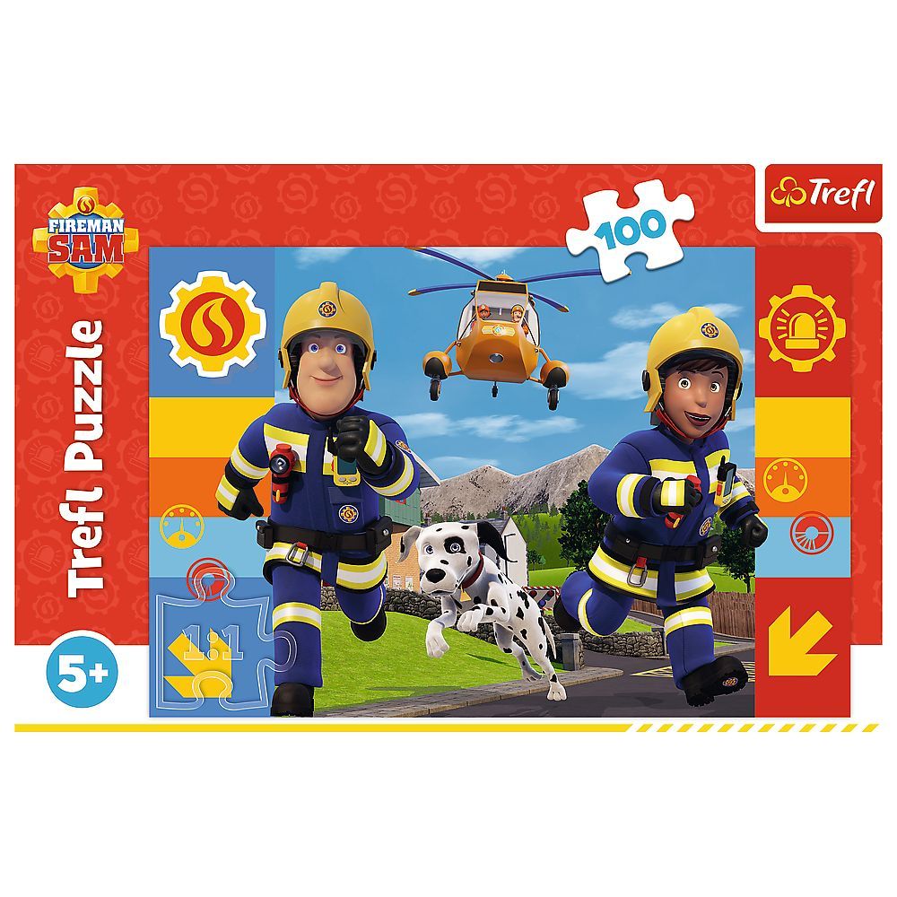 PUZZLE TREFL 100 POMPIERUL SAM MEREU DE AJUTOR