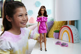 PAPUSA BARBIE FASHIONISTA SATENA CU ROCHIE ROZ