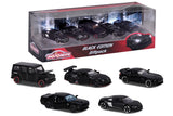 MAJORETTE SET 5 MASINUTE BLACK EDITION