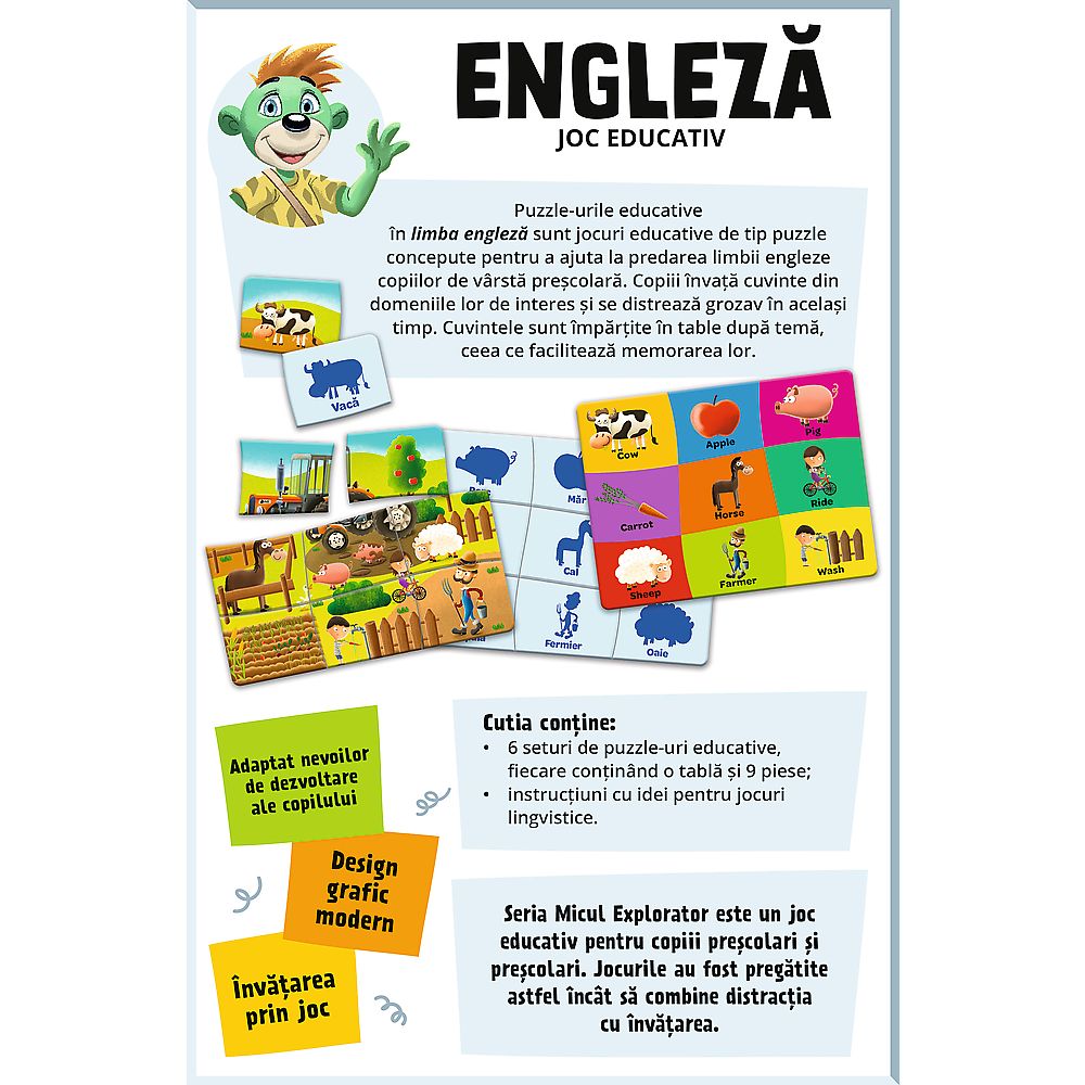 JOC EDUCATIV ENGLEZA MICUL EXPLORATOR