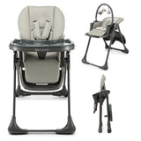 SCAUN DE MASA KINDERKRAFT TUMMIE, PLIABIL, GREY