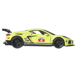 HOT WHEELS MASINUTA METALICA CU SISTEM PULL BACK CORVETTE C8.R HW TORQUE SCARA 1 LA 43