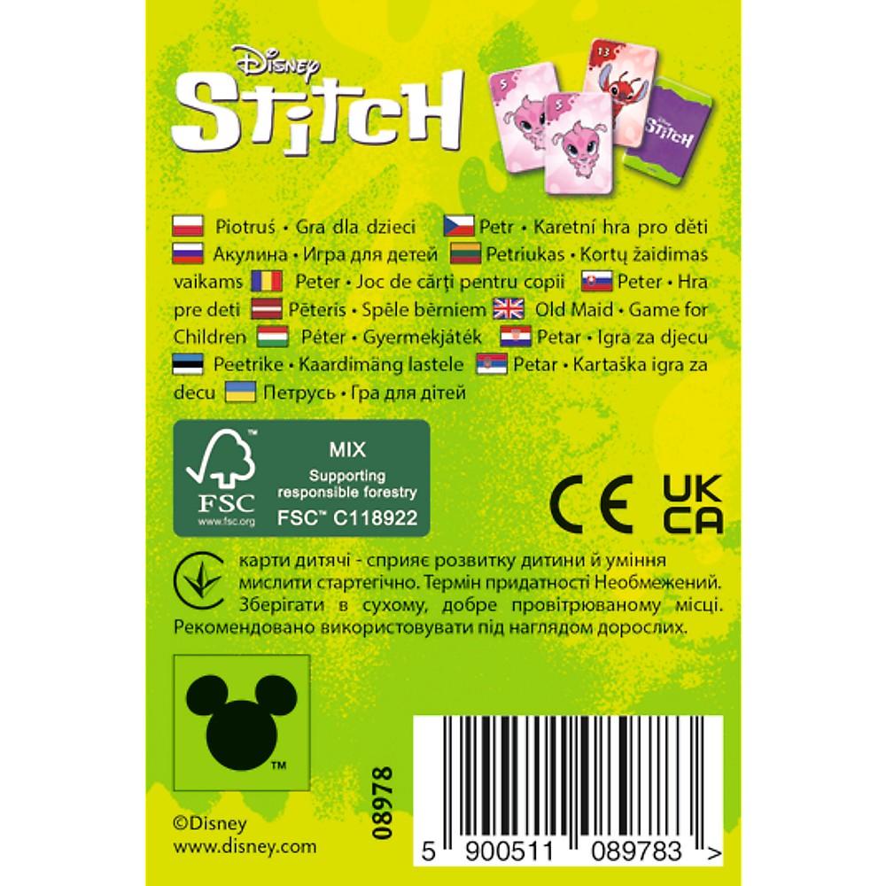 JOC DE CARTI PACALICI STITCH