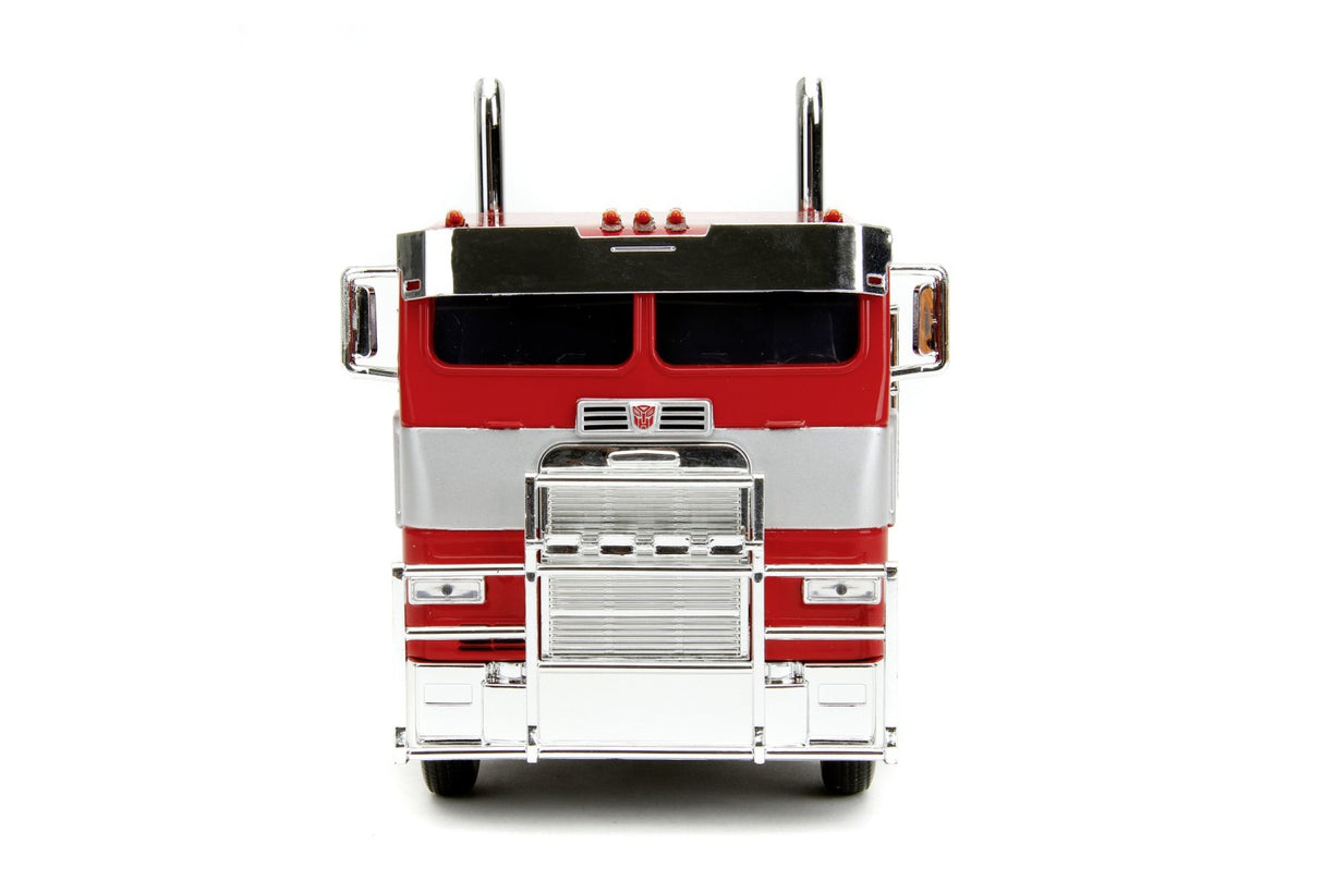 JADA TRANSFORMERS T7 OPTIMUS PRIME 1 CAMION METALIC SCARA 1:24