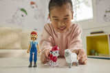 PATRULA CATELUSILOR SET 3 FIGURINE MARSHALL SI FERMIERUL AL