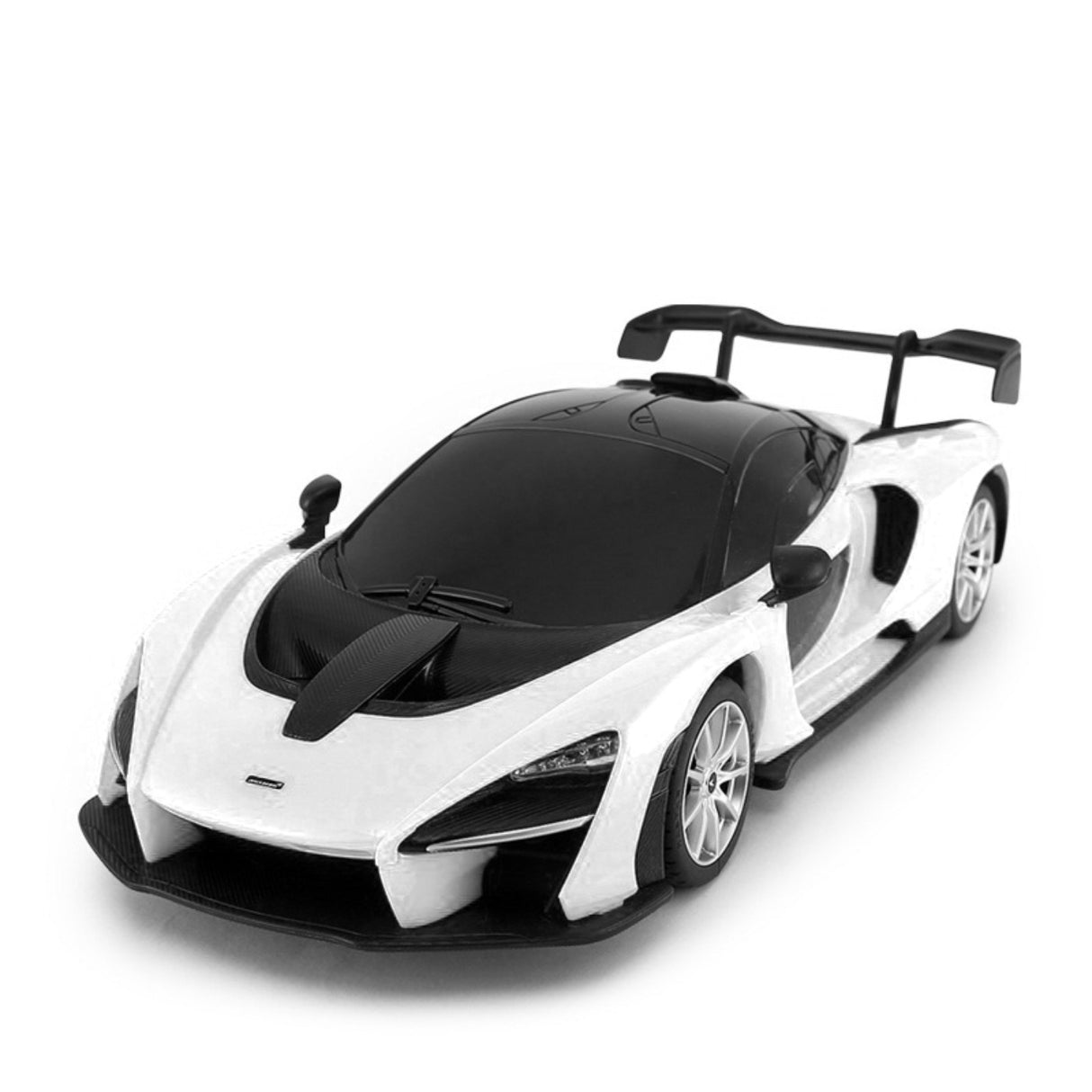 MASINA CU TELECOMANDA MCLAREN SENNA ALB CU SCARA 1 LA 18
