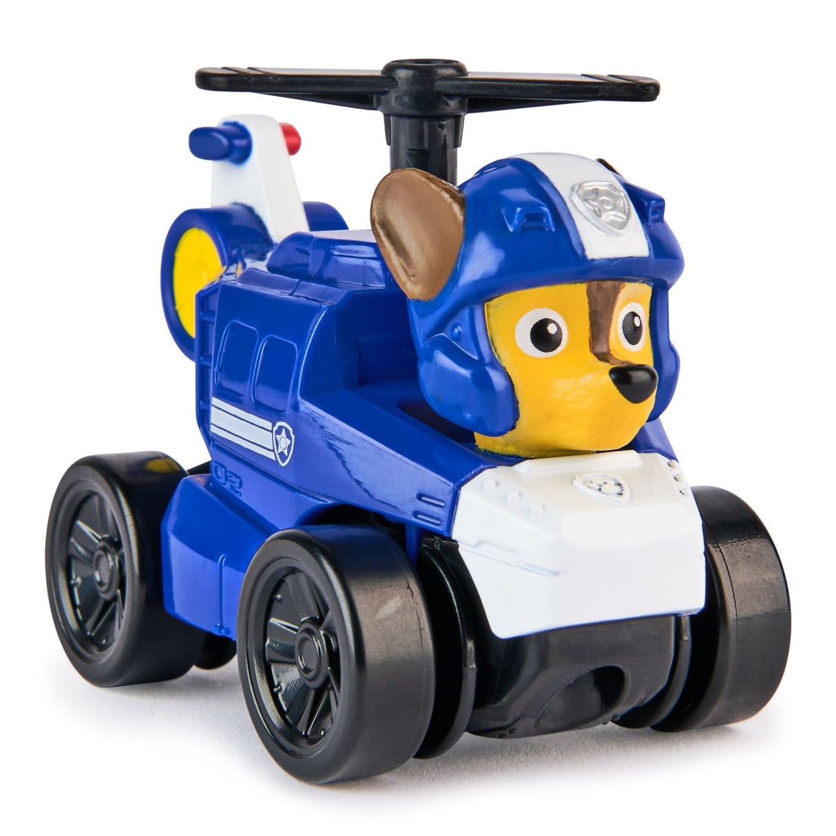 PATRULA CATELUSILOR PUP SQUAD RACERS AIR RESCUE VEHICUL METALIC CHASE SCARA 1 LA 55