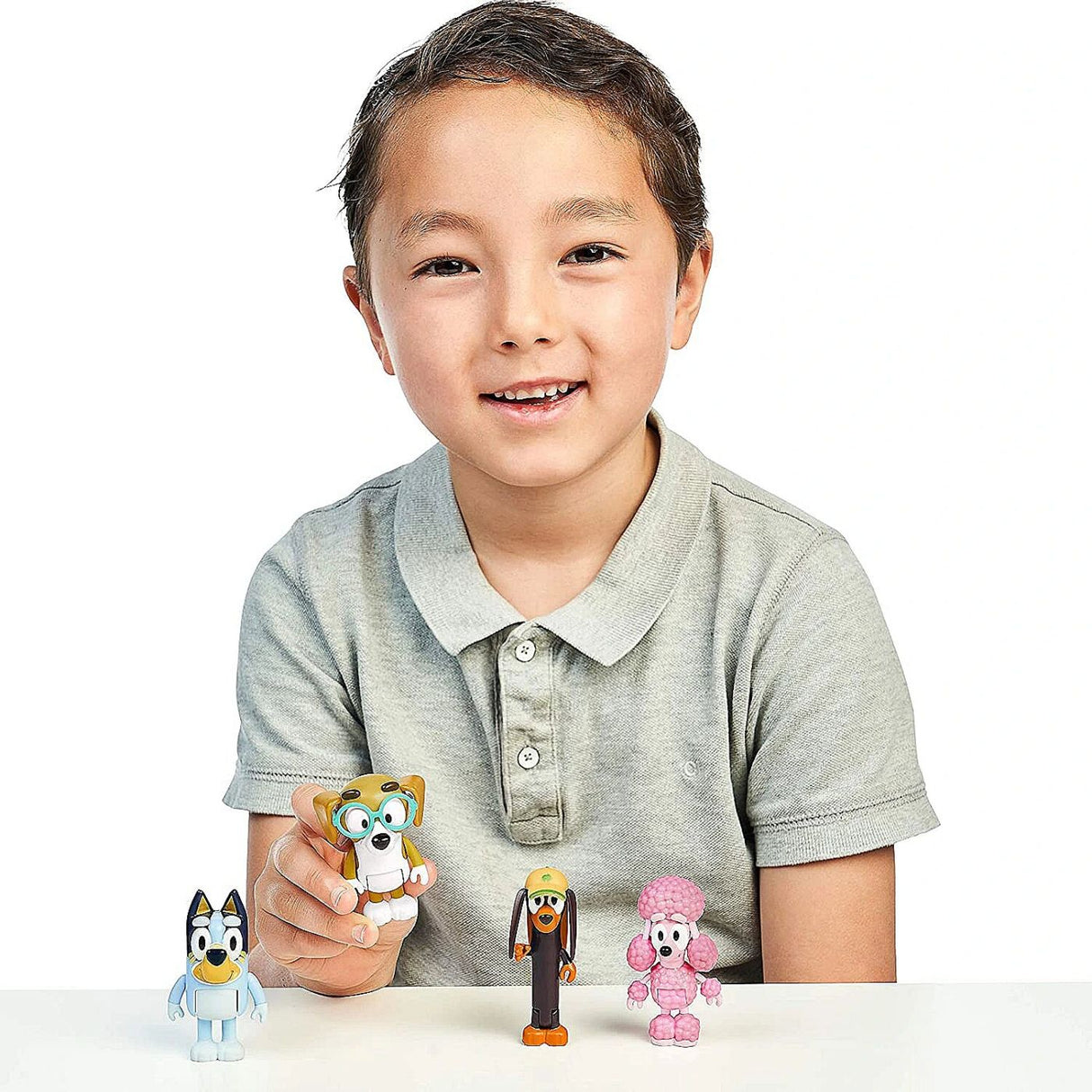 SET 4 FIGURINE BLUEY