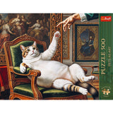 PUZZLE TREFL 500 PREMIUM PLUS PETS AS ART MAJESTATEA SA PUFOASA