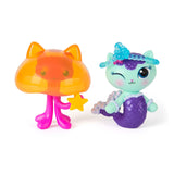 GABBYS DOLLHOUSE FILMUL SET 2 FIGURINE MERCAT SI PISICUTA MEDUZA SI ACCESORII
