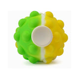 Fidget Spinner Pop It 3D tip Minge Senzoriala, Flippy, Jucarie Rotativa Anti-stres, pentru Copii si Adulti, Multicolor, 6 cm, Model Verde - vivimall.ro