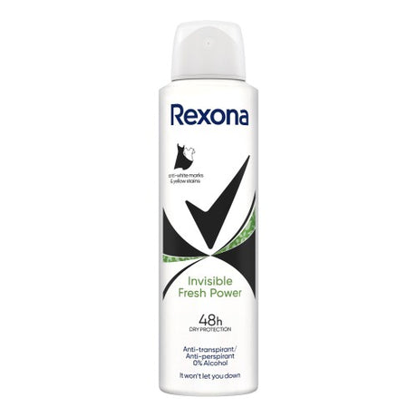 Deodorant Spray Rexona Women 150ml Invisible Fresh Power