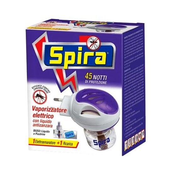 Aparat ţânţari cu lichid Spira, 35 ml, 45 nopţi - Eficienţă maximă