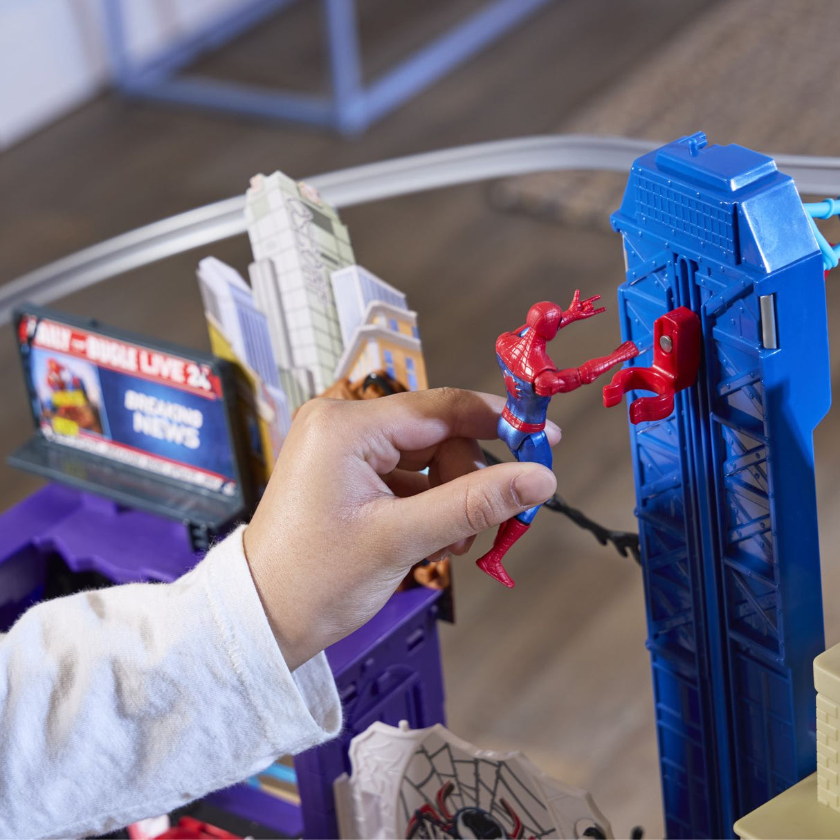 SET DE JOACA MARVEL SPIDER MAN VENOM VERSUS WEB CITY SLINGING