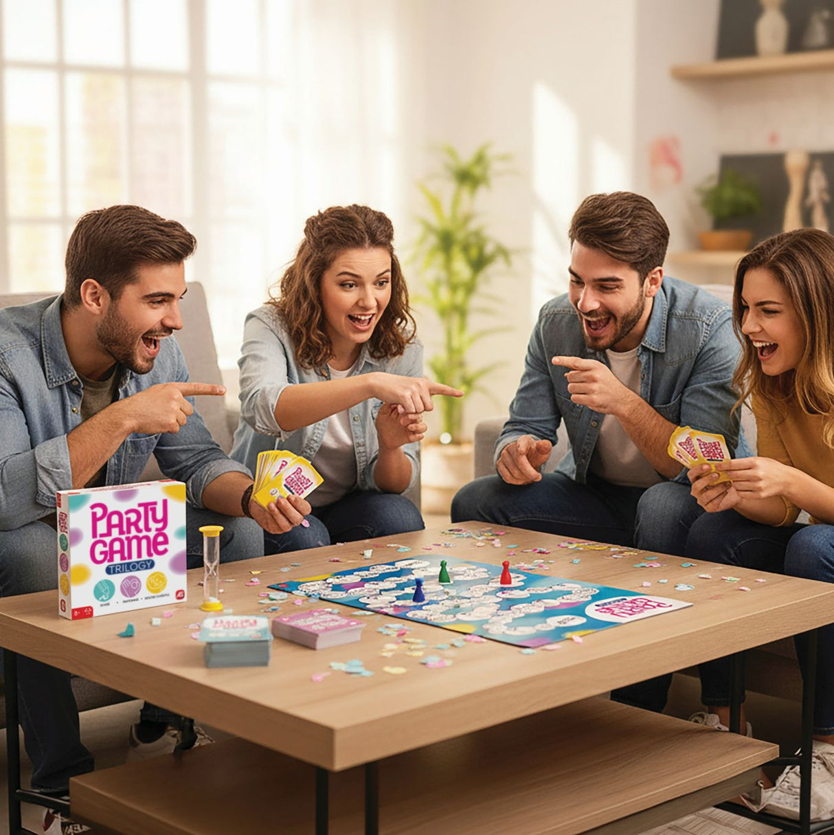 JOC DE SOCIETATE PARTY GAME TRILOGY IN LIMBA ROMANA