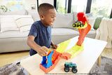 HOT WHEELS MONSTER TRUCK SET DE JOACA PISTA INVINGE SARPELE URIAS CU MASINUTA BONE SHAKER INCLUSA