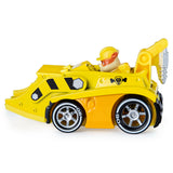 PATRULA CATELUSILOR  MACHETA  METALICA RUBBLE CU EXCAVATOR