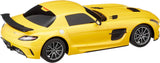 MASINA CU TELECOMANDA MERCEDES-BENZ SLS AMG GALBENA CU SCARA 1 LA 18