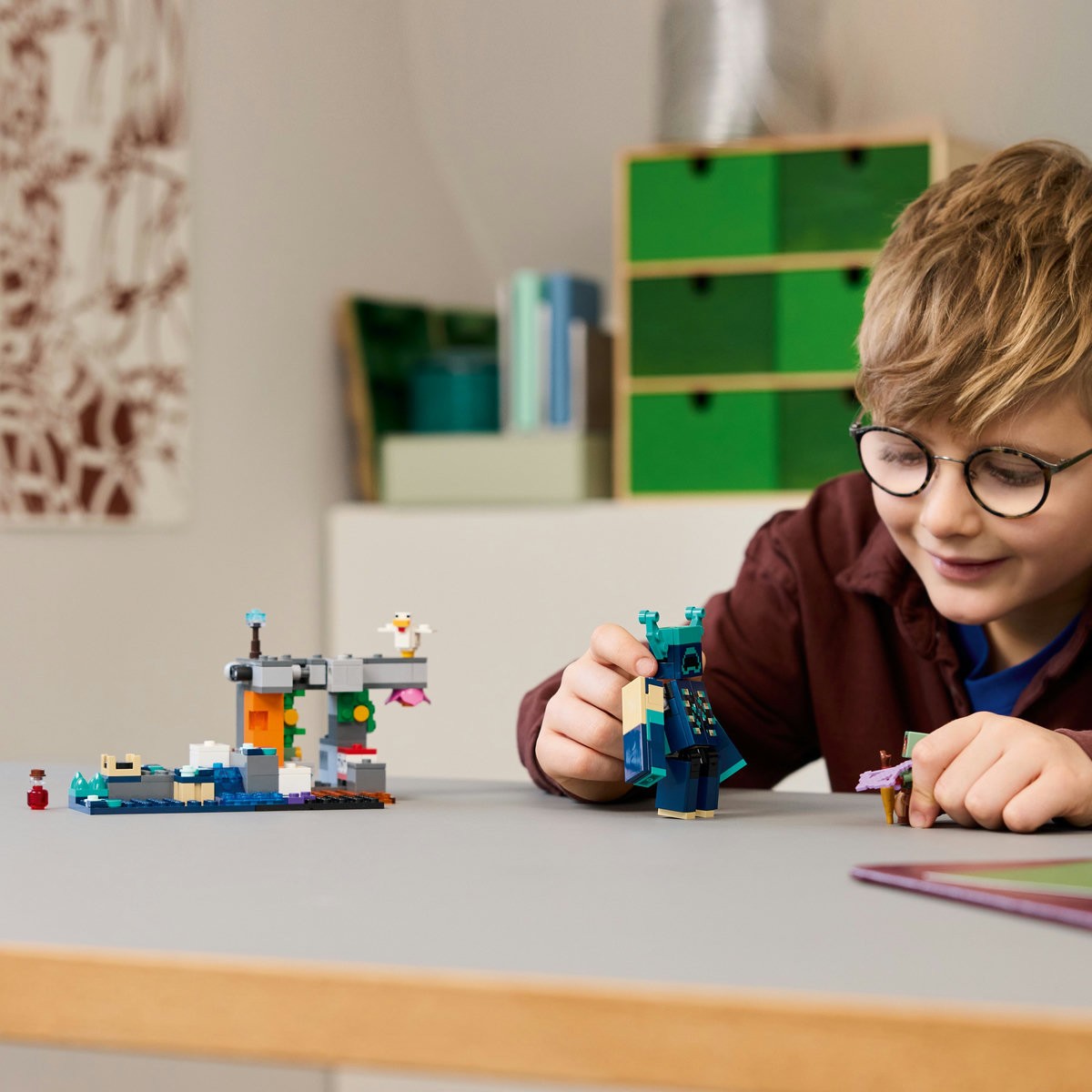 LEGO MINECRAFT INTALNIREA CU TEMNICERUL 21274