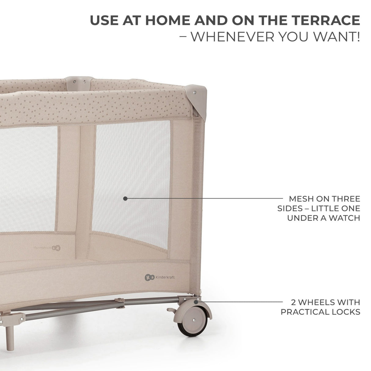 PATUT TRAVEL KINDERKRAFT JOY2, FARA ACCESORII, BEIGE