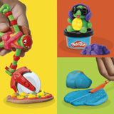 PLAY DOH POVESTIRI CU TESTOASE NINJA ADOLESCENTE MUTANTE SET CREATII COWABUNGA