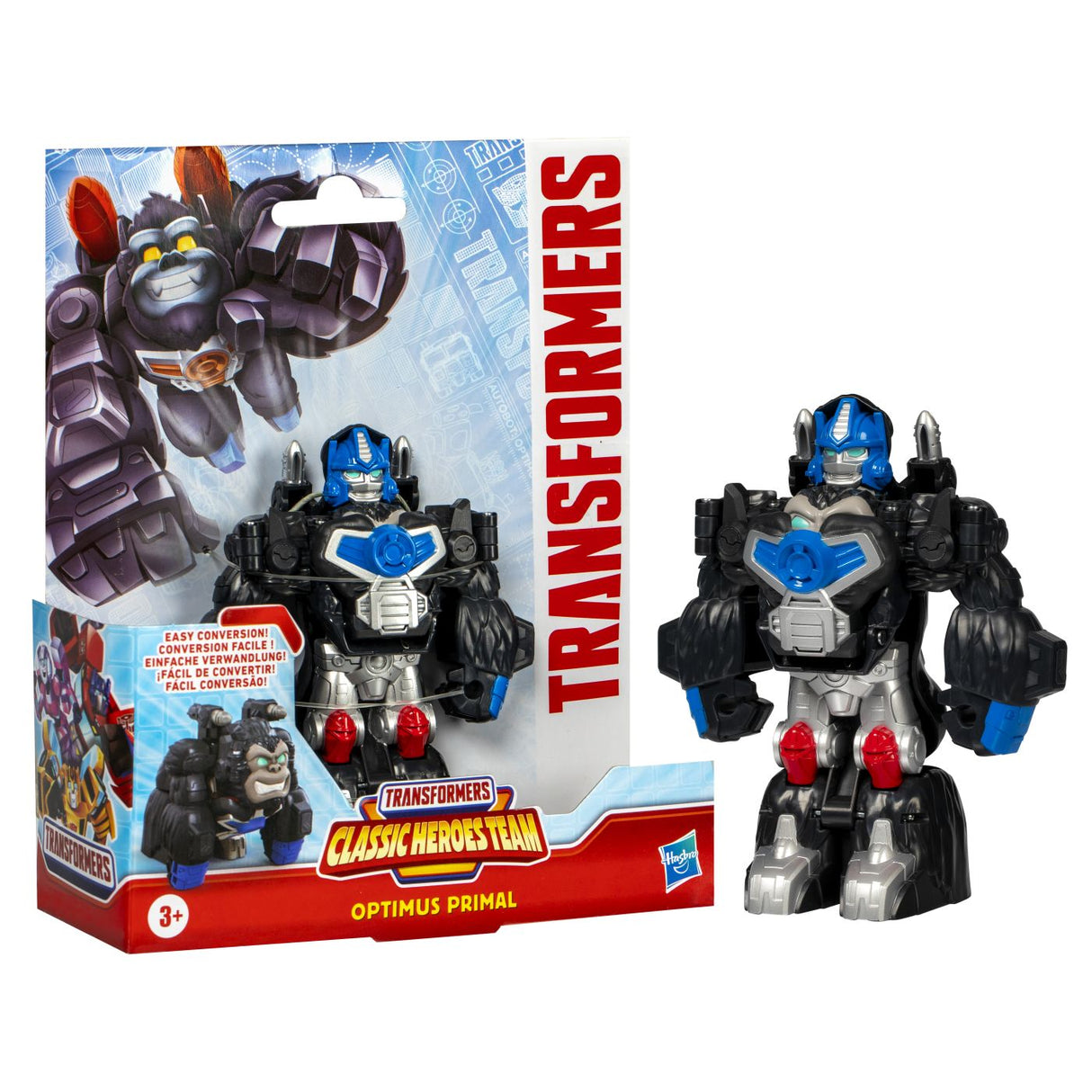 TRANSFORMERS CLASSIC HEROES TEAM ROBOT OPTIMUS PRIMAL CONVERTIBIL