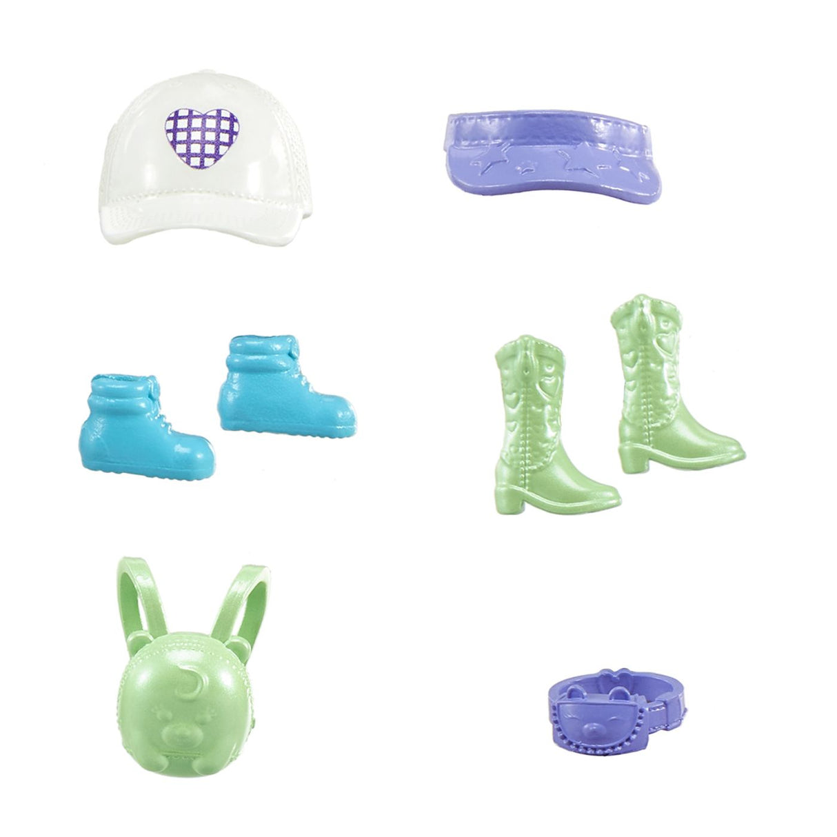 POLLY POCKET SET 2 PAPUSI SI ACCESORII 27 PIESE