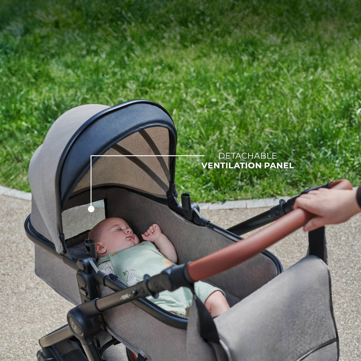 CARUCIOR KINDERKRAFT ESME PRO, 3 IN 1, SAND BEIGE