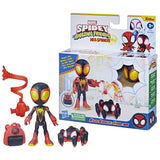 SPIDEY PRIETENII EXTRAORDINARI SET FIGURINA MILES MORALES SPIDER MAN 10CM SI ACCESORII