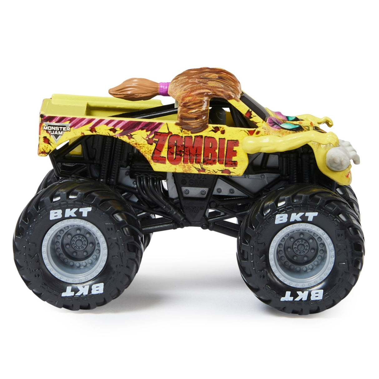 MONSTER JAM MASINUTA METALICA ZOMBIE SCARA 1 LA 64